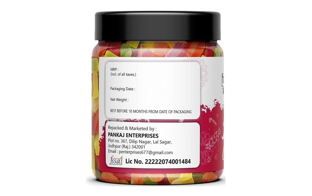 Foodery Jelly Candy    Plastic Jar  400 grams